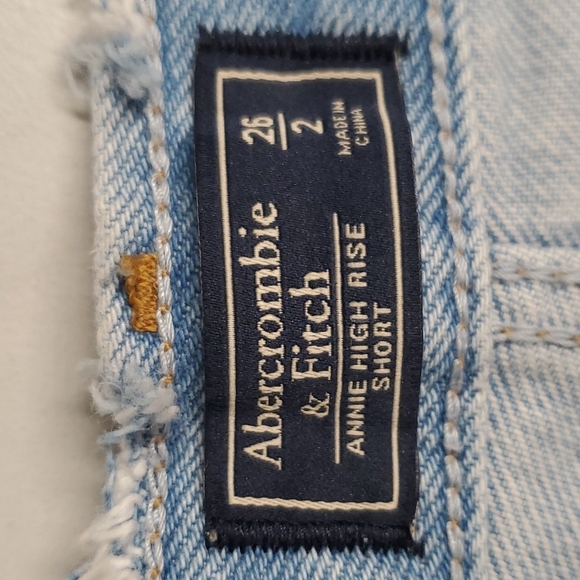 A&F Jean Shorts Annie High Rise Sz 26/2 - Picture 3 of 9